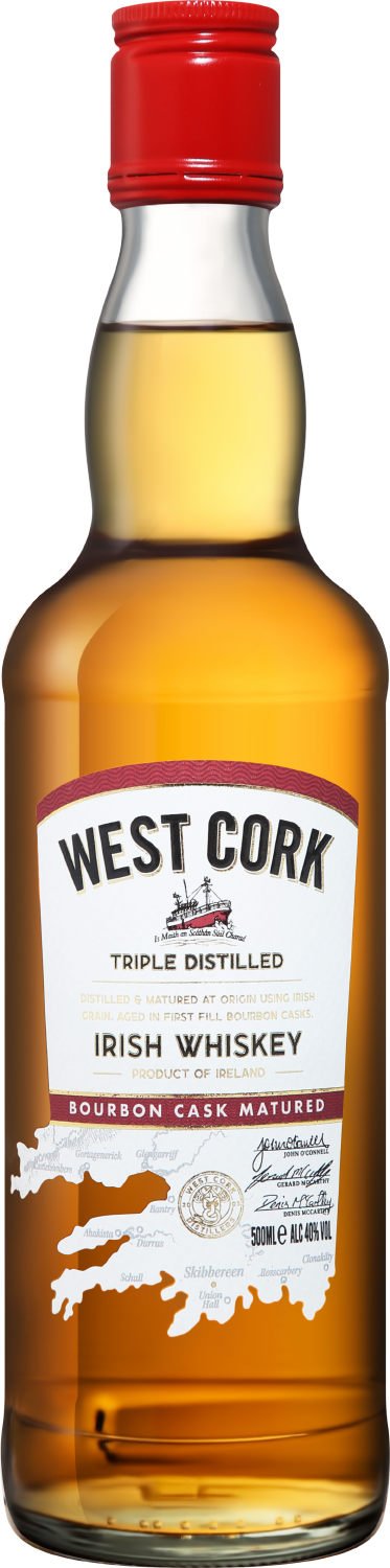 Вест Корк Бурбон Каск купажированный виски 0.5 л