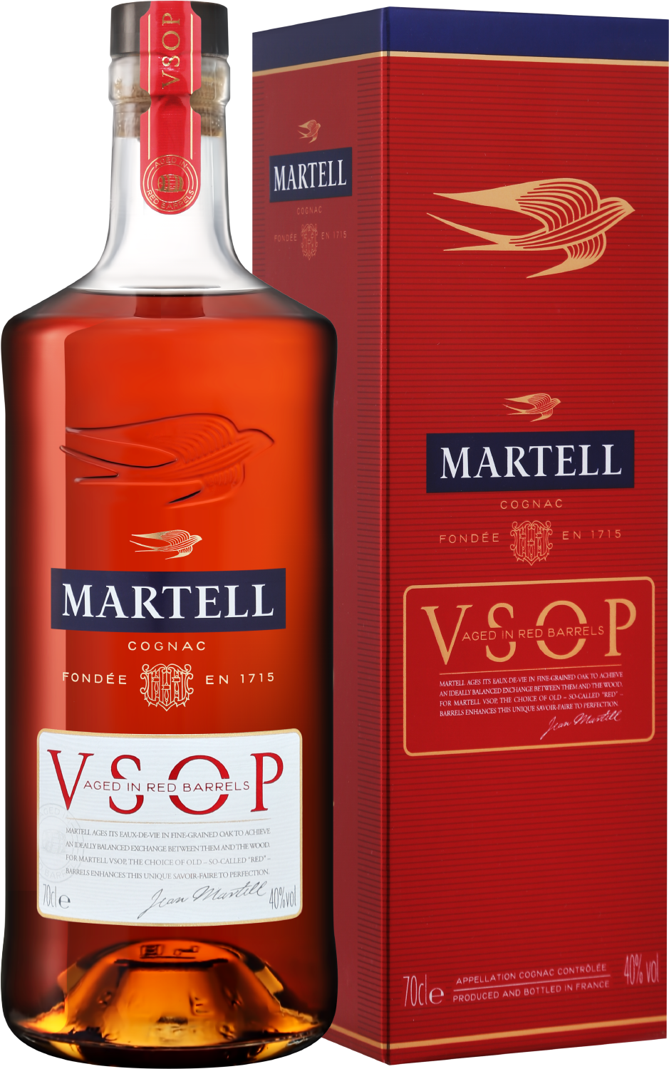 Мартель VSOP в подарочной упаковке 0.7 л