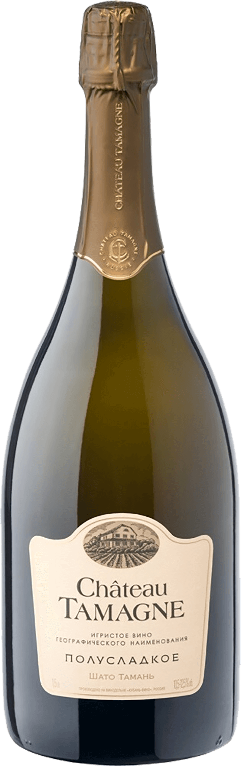 Шато Тамань Полусладкое Кубань. Таманский Полуостров ЗГУ Кубань-Вино 1.5 л