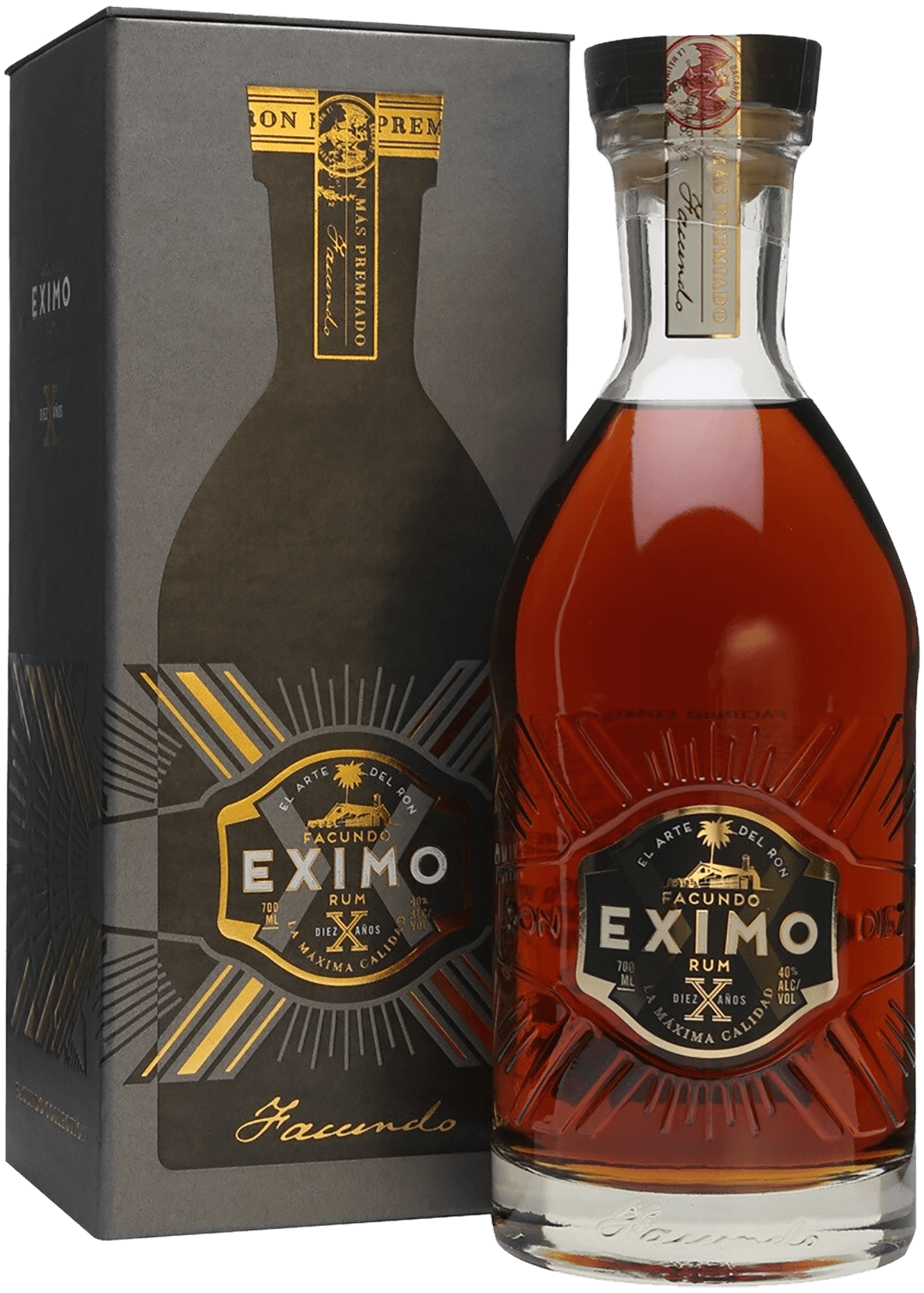 Ром Facundo Eximo (gift box) Факундо Эксимо в подарочной упаковке 0.7 л