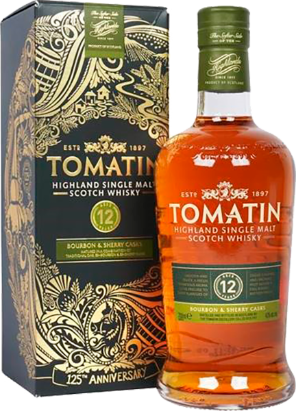 Tomatin Highland Single Malt Scotch Whisky 12 y.o. (gift box), 0.7 л в Обнинске