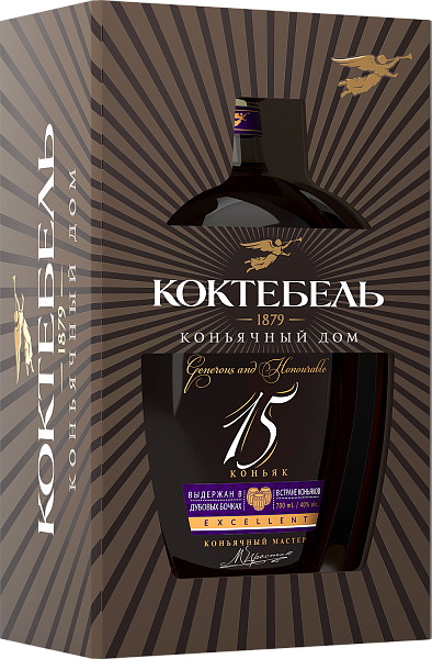 Koktebel 15 y.o. (gift box), 0.7 л в Обнинске