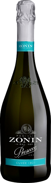 Zonin Cuvee 1821 Prosecco DOC Brut, 0.75 л в Обнинске