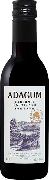 Adagum Cabernet Sauvignon Kuban’, 0.187 л в Обнинске