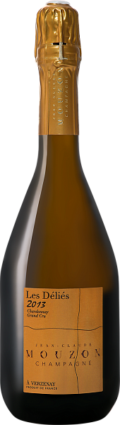 Jean-Claude Mouzon Les Delies Chardonnay Verzenay Grand Cru Champagne AOC Zero Dosage, 0.75 л в Обнинске