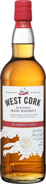 West Cork Bourbon Cask Blended Irish Whiskey, 0.7 л в Обнинске