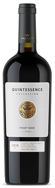 Quintessence Pinot Noir Reserve Kuban. Novorossiysk Myskhako, 0.75 л в Обнинске