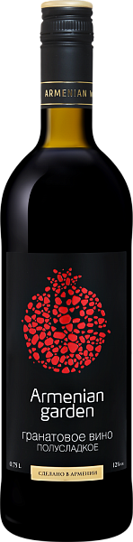Armenian Garden Pomegranate Oktemberyanskiy Wine and Brandy Factory, 0.75 л в Обнинске
