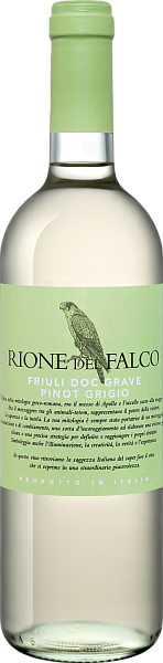 Rione del Falco Pinot Grigio Friuli Grave DOC Rione dei Dogi, 0.75 л в Обнинске