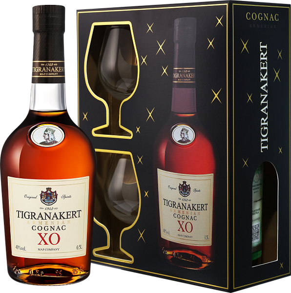 Tigranakert XO (gift box with 2 glasses), 0.5 л в Обнинске