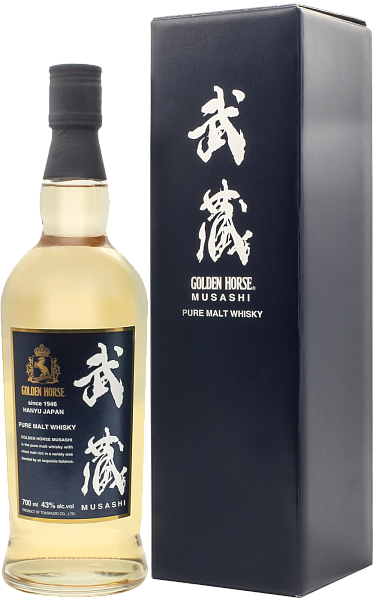 Golden Horse Musashi Single Malt Japanese Whisky, 0.7 л в Обнинске