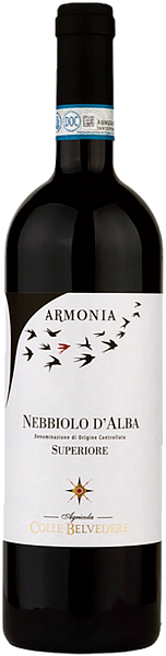 Armonia Nebbiolo d'Alba DOC Superiore Colle Belvedere, 0.75 л в Обнинске