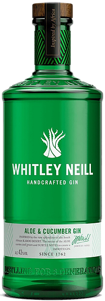 Whitley Neill Aloe & Cucumber Handcrafted Dry Gin, 0.7 л в Обнинске