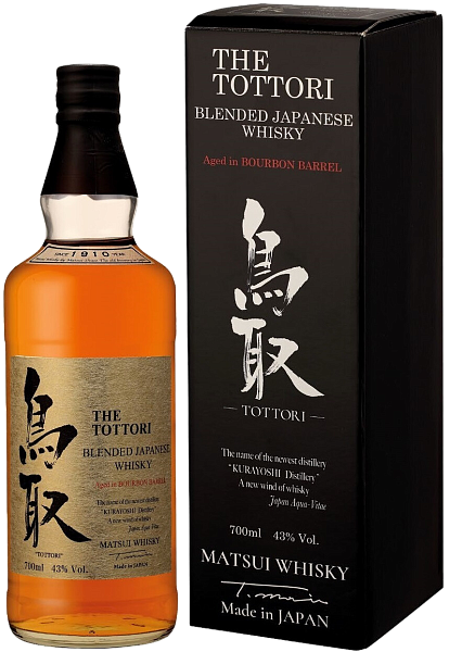 The Tottori Bourbon Barrel Blended Japanese Whisky (gift box), 0.5 л в Обнинске