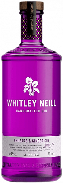 Whitley Neill Rhubarb & Ginger Gin, 0.7 л в Обнинске