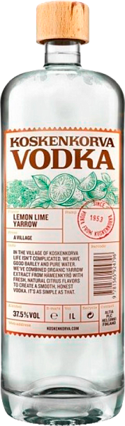 Koskenkorva Lemon Lime Yarrow, 1 л в Обнинске