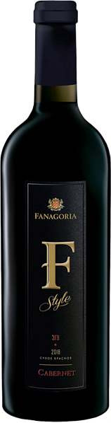 F Style Cabernet Kuban'. Tamanskiy Poluostrov Fanagoria, 0.75 л в Обнинске