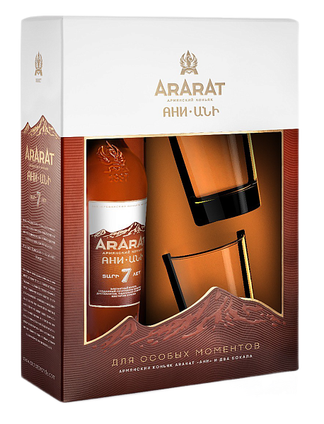 ARARAT Ani 7 y.o.(gift set with 2 glasses), 0.7 л в Обнинске