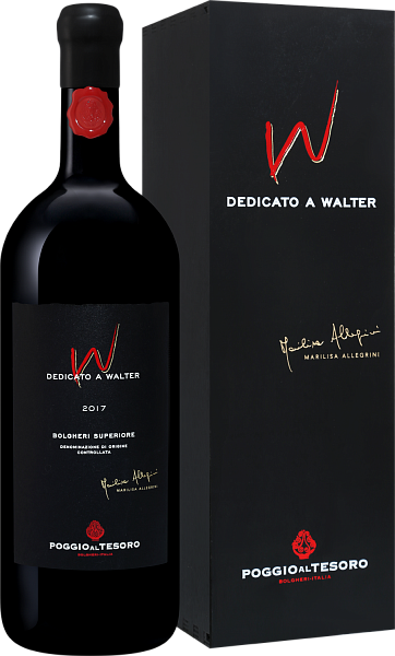 Dedicato A Walter Bolgheri Superiore DOC Poggio Al Tesoro (gift box), 1.5 л в Обнинске